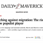 Daily Maverick: Yossabel Chetty on the rise of anti-immigrant organisation March and March