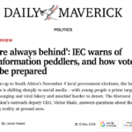 ‘We’re always behind’: IEC warns of disinformation peddlers, and how voters can be prepared