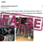FALSE: Two-year-old Sandton SIM card raid resurfaces with inflated arrest figures